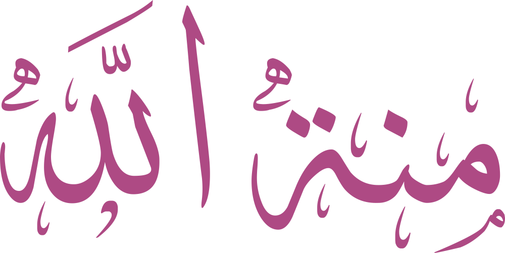 اسم منة الله مكتوب بشكل مزخرف وجميل