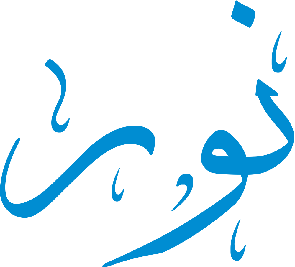 اسم نور مكتوب بشكل مزخرف وجميل